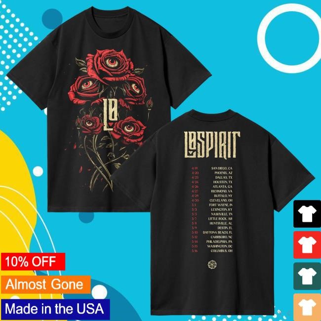 Official Lo Spirit Merch Shop Rose Eye Tour Tee Lo Spirit
