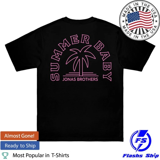 Summer Baby Skyline Tee Jonas Brothers Merch Shop