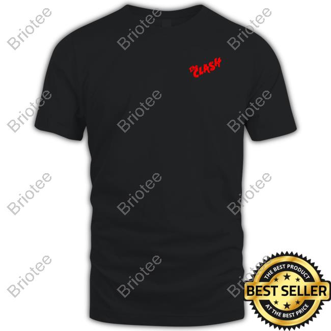 The Clash Merch The Clash Debut Black Logo Shirt