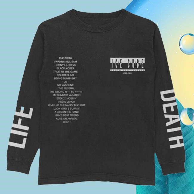 Ice Cube Death Certificate Anniversary Long Sleeve Shirt