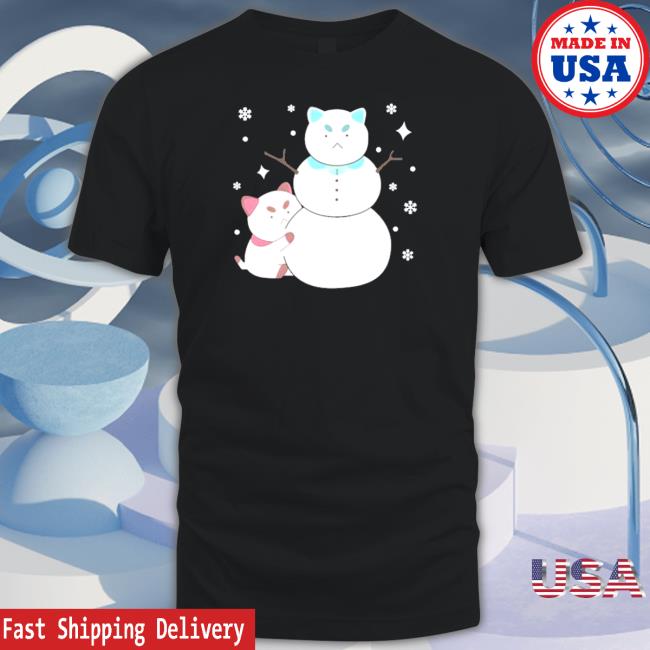 Official Bee And Puppycat Snowman Shirt