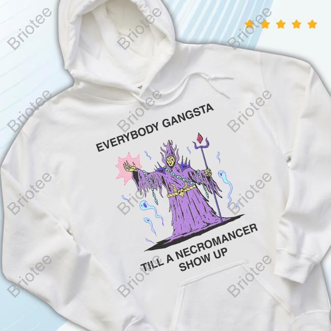 Official Wizard Of Barge Everybody Gangsta Till A Necromancer Show Up Tee Shirt