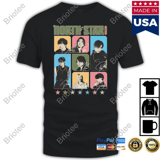 Official North Star Boys Merch Photo Black Tee