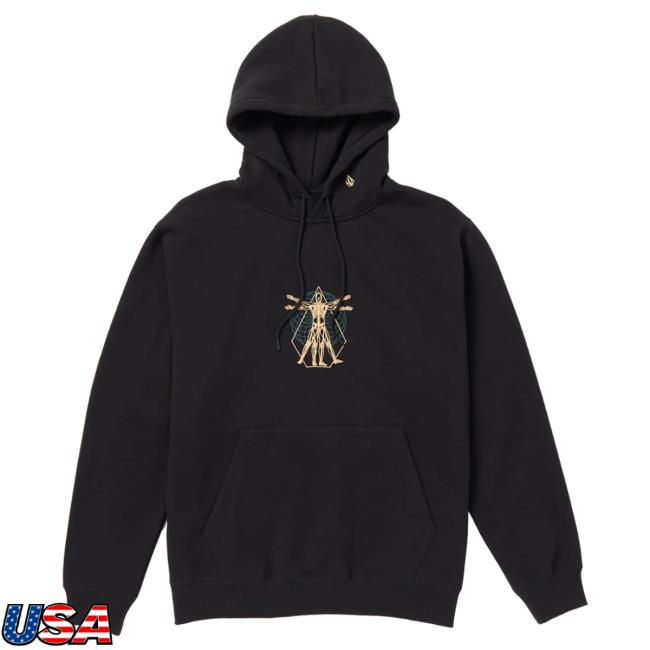 Volcom Stone Clothing Shop Store Utopic Crewneck Sweatshirt Black