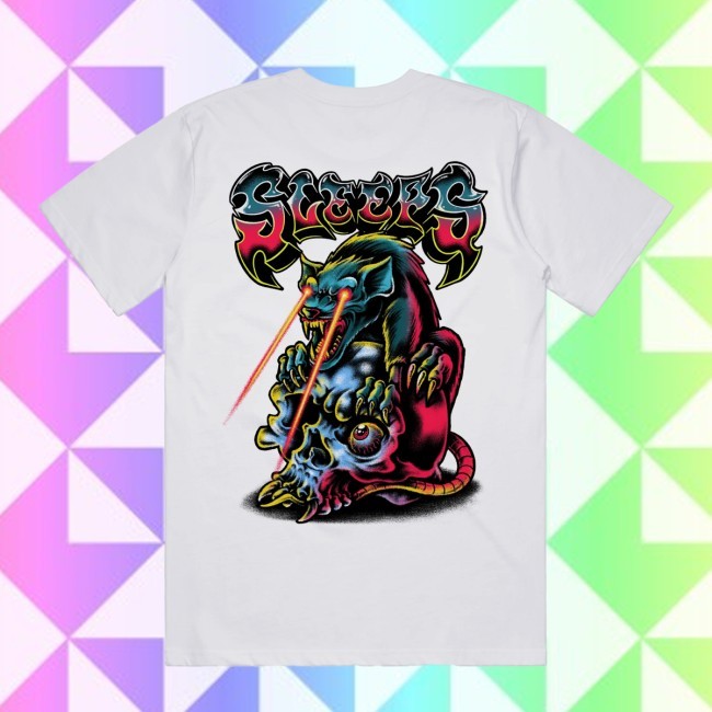 Laser Rat White New Shirt – Sleeps Brothers.