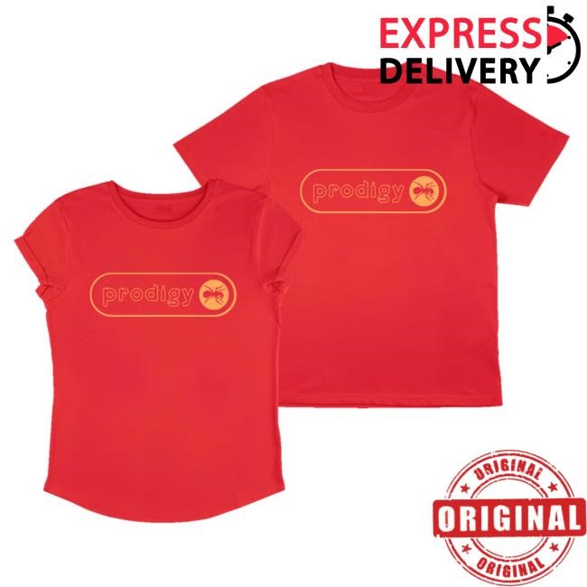 Official The Prodigy Store Shop The Prodigy Prodigy Lozenge Logo Tshirt - Red (Mens & Womens Available)