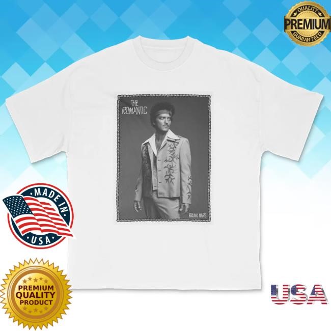 Bruno Mars I Just Might Tee - White Graphic
