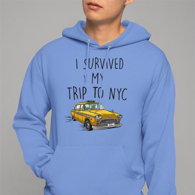 I Survived My Trip To Nyc Yellow Car Taxi T-Shirt