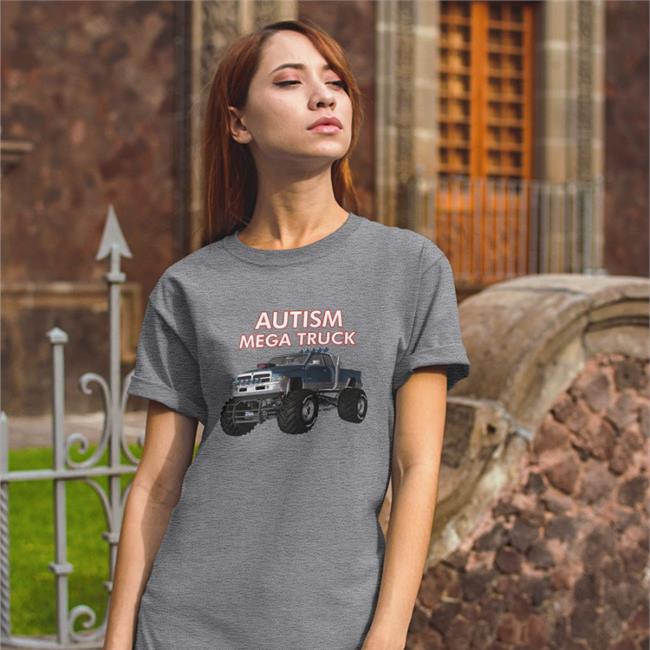 Autism Mega Truck Long Sleeve T Shirt