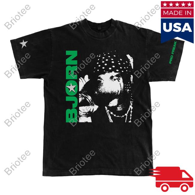 Official Smino Zero Fatigue Merch Bjorn Pro Freak Tees Black Zerofatigue
