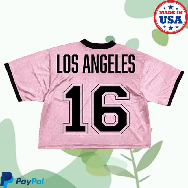 Deadline Tour Merch BLACKPINK Cropped Jersey LA Pink New Shirt | Blackpink Official Merch Store