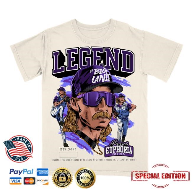 Planet Euphoria Merch Randy Johnson "The Big Unit" Tee Shirt #/500 – Euphoria Shop