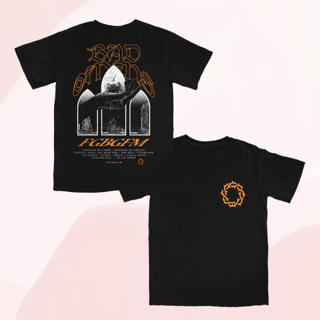 Sumerian Records Bad Omens Merch Store Bad Omens Crown Of Thorns Fgbgfm Unplugged Lancet Shirt BadOmens Apparel Clothing