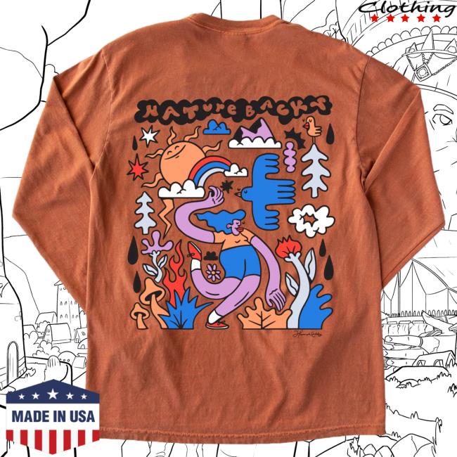 Official Nature Backs Clothing Naturebacks Dreamer Long Sleeve Tee Shirt Harvest