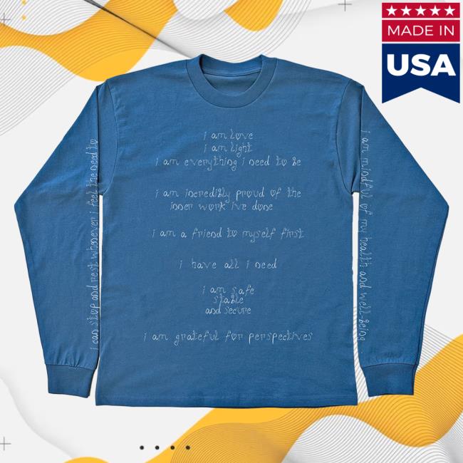 Becky G Merch Affirmations Long Sleeve Tee