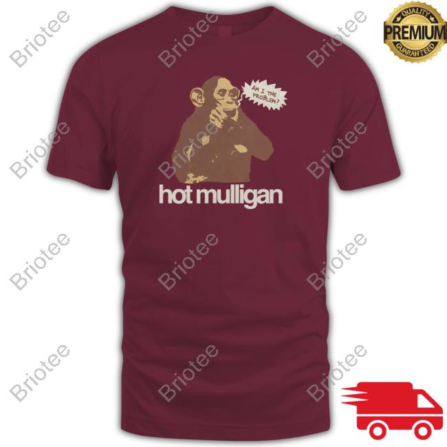 Official Hot Mulligan Merch Thinking Chimp Am I The Problem Tee