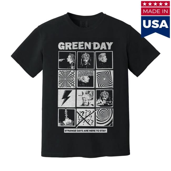 Green Day Strange Days Short Sleeve Tee