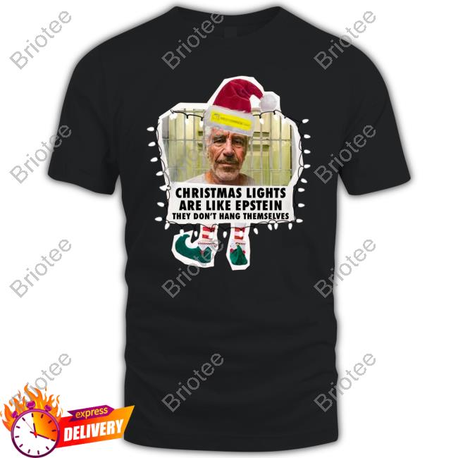 Christmas Lights Are Like Epstein They Don't Hang Themselves Hoodie Luke Rudkowski
