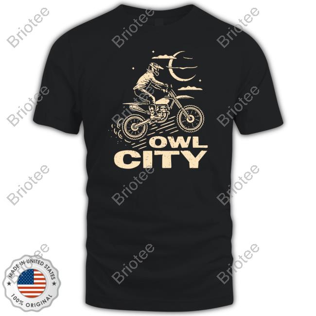 Owl City Motorcycle Puff T Shirt