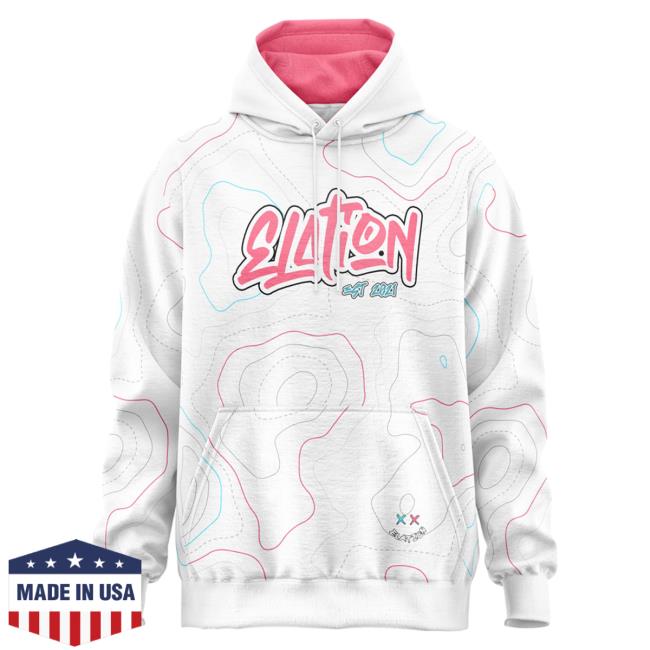 Soardogg Apparel Elation Topographic Pro ## White Hoodie
