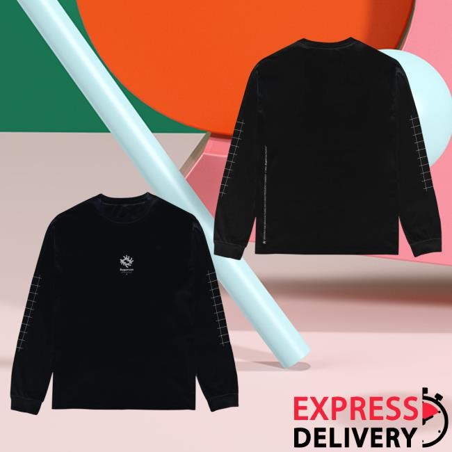 Official Complex Merch Store Shop Supervsn Studios Free Form Grid Long Sleeve New Shirt
