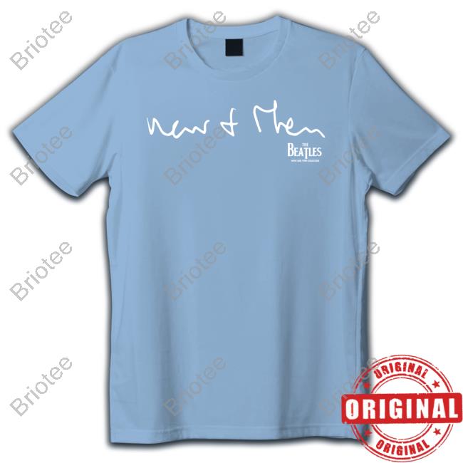 The Beatles Store Now And Then Clock Blue Hoodie
