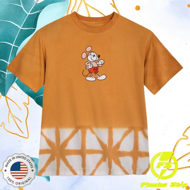 Official Clothing Store Merch Shop Disney Mickey Mouse Genuine Mousewear Tie-Dye Shirt New ShopDisney