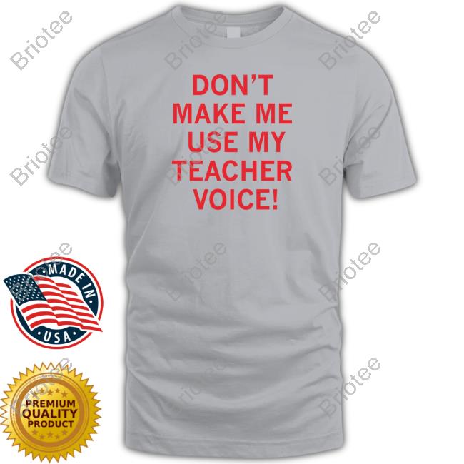 Official Use My Teacher Voice Text T Shirt