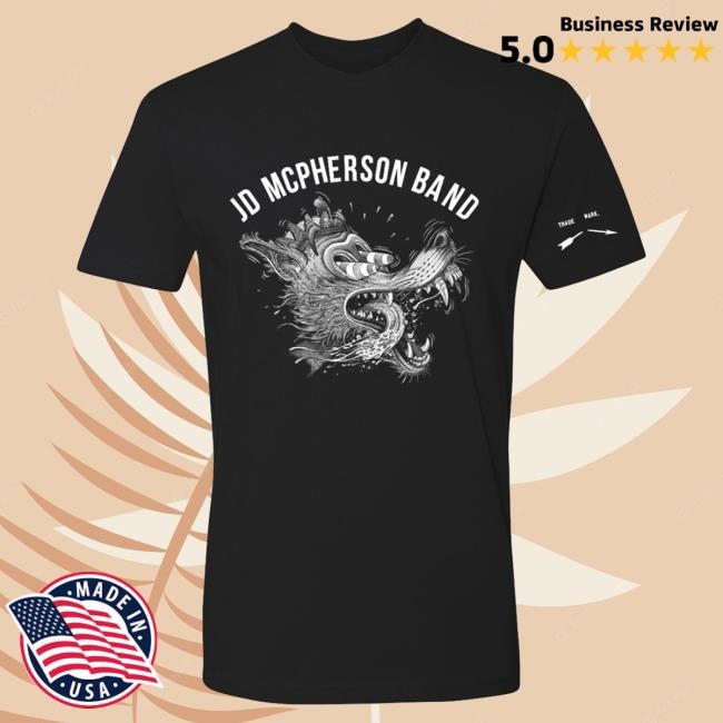 Official JD McPherson Undivided Heart & Soul Black Shirt 2024