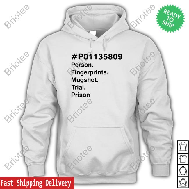 P01135809 Person Fingerprints Mugshot Trial Prison Crewneck Sweatshirt Official P01135809 Person Fingerprints Mugshot Trial Prison TankTop