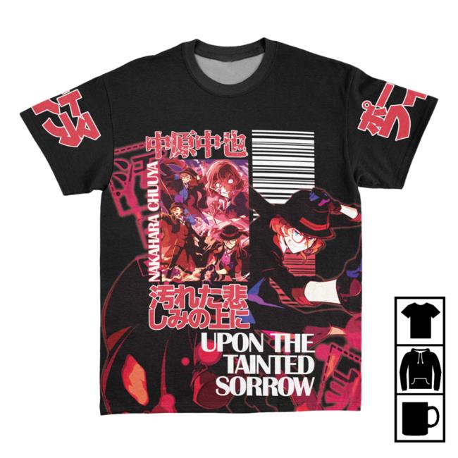 Official Anime Ape Clothing Bungou Stray Dogs Streetwear AOP T Shirt 3D All Over Print Animeape