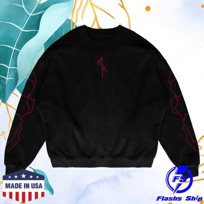 The Official Cloudeelle Cyberspine Red Longsleeve Tee Street Style Cloudeelle Cyberspine Longsleeve Red Piece