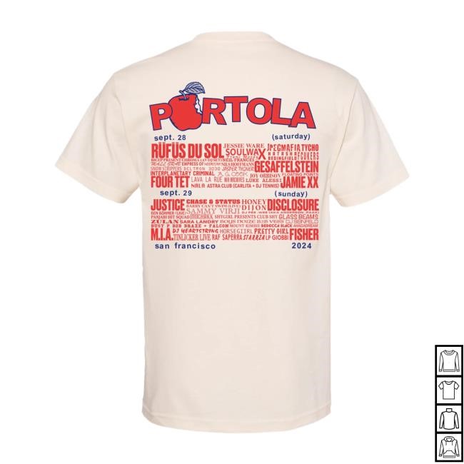 Warehouse Raccoon Lineup Tee – Portola Music Festival Merch