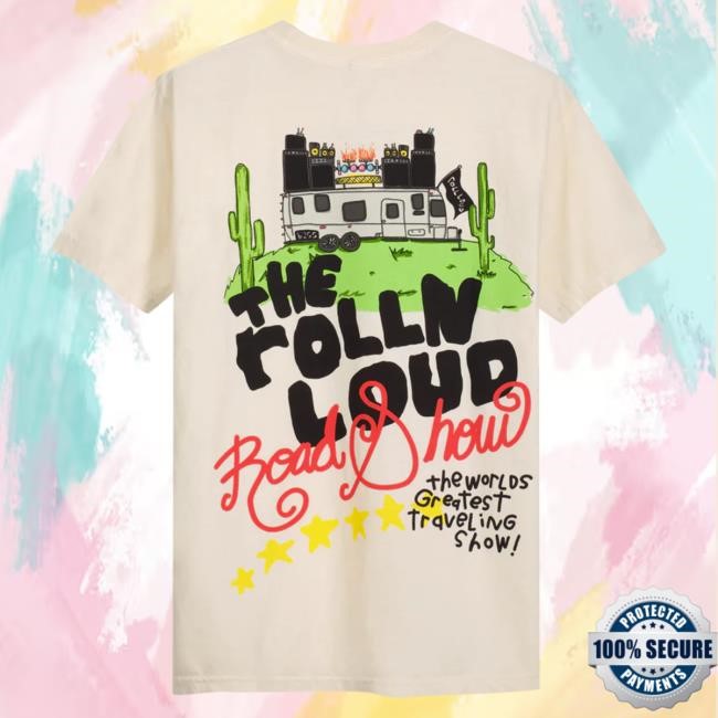 Official Rolling Loud Merch Store Shop Rolling Loud RL X B2SS Road Show Cream New Shirt RollingLoud