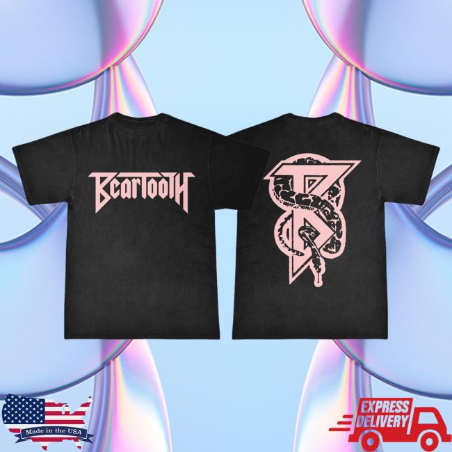 Official Beartooth Merch Beartooth Snake On My Back New Shirt
