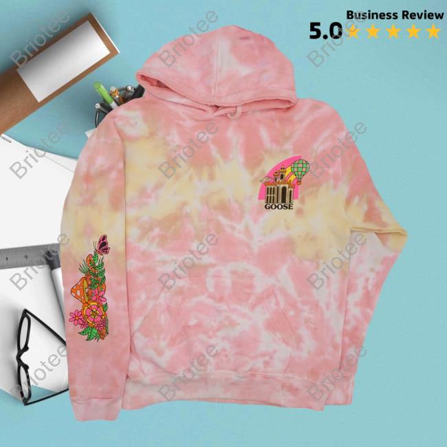 Official Goose The Band Merch Wonderland Tie Dye Crewneck Sweatshirt Goosetheband