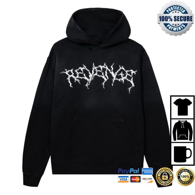 Official Revenge Kosuke Kawamura Flower Anarchy Treated Hoodie