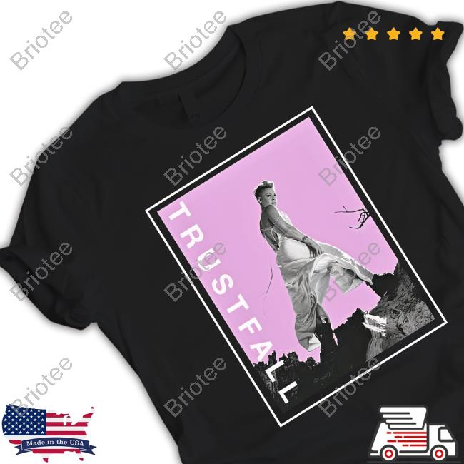 Pink Concert Trustfall Tee Shirt