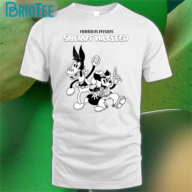 Fanfiber Merch Piemations Presents Sheriff Hayseed Shirt Sheriff Hayseed Crewneck Sweatshirt