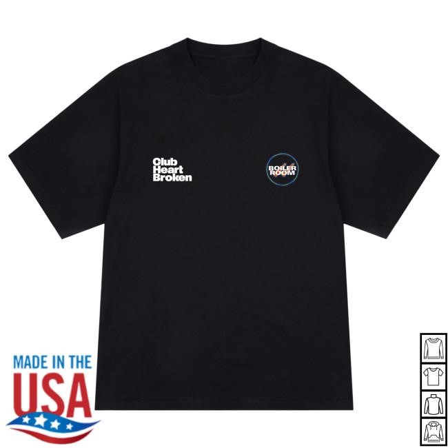 Club Heartbroken Shirt Black - BOILER ROOM