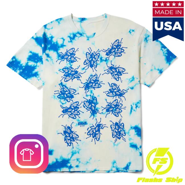 Huf Worldwide Store Shop Fly Situation Tie Dye T Shirt White