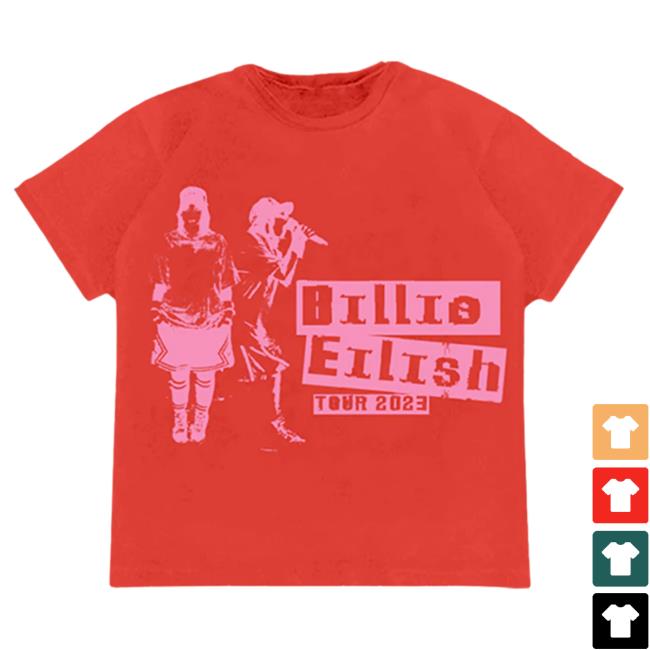 Billie Eilish Headline Red Tour Shirt 2023