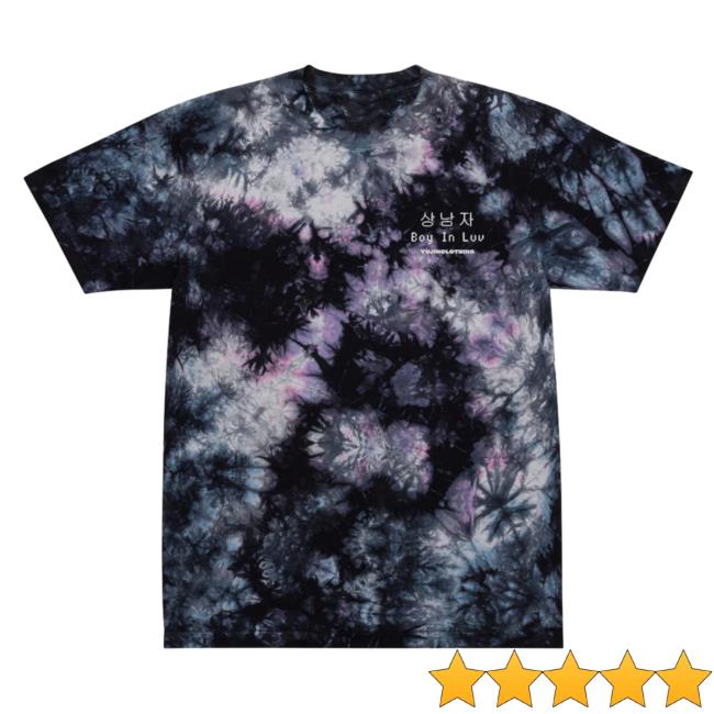 Official Yujin Clothing Boy In Love Tie Dye Tee Shirt Milky Way Tie-Dye