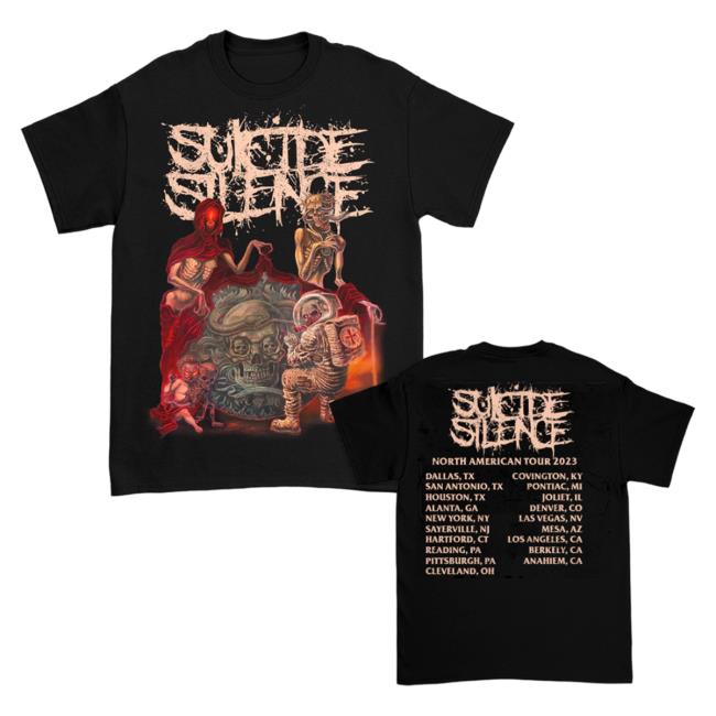 Official Suicide Silence Merch Suicide Silence Remember…You Must Rymd Die Cover Tour Tees SuicideSilence