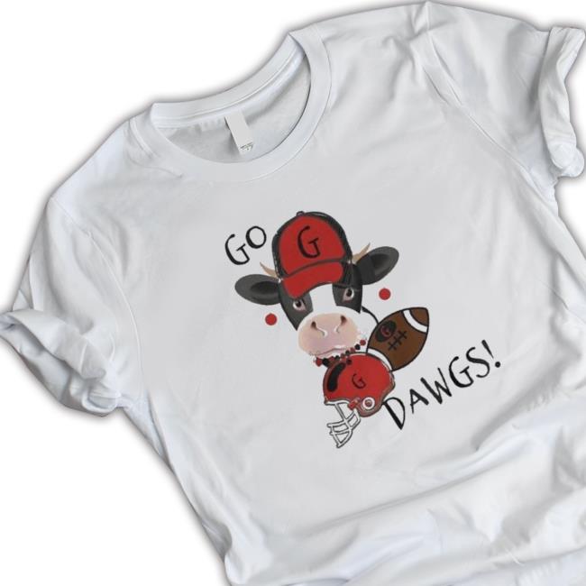 Georgia Bulldogs Cow go Dawgs T-Shirt