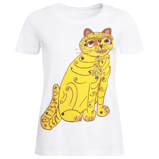 ABBA The Museum Merch Shop Yellow Cat Dress New Shirt