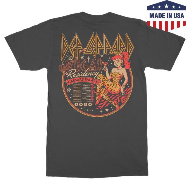 Arena Ready Def Leppard The Las Vegas Palace T-Shirt 2026