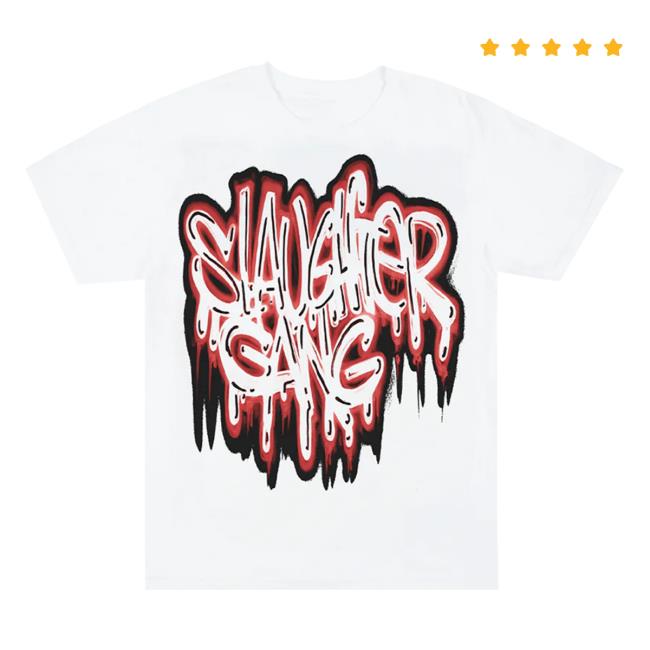Official 21 Savage Merch Store Saint Laurent Don 21 Savage Slaughter Gang Drip T-Shirts V2 21 Savage Apparel Clothing 21Savage