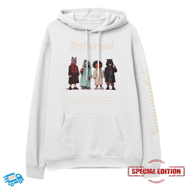 Yujin Clothing Brotherhood Sweatshirts White