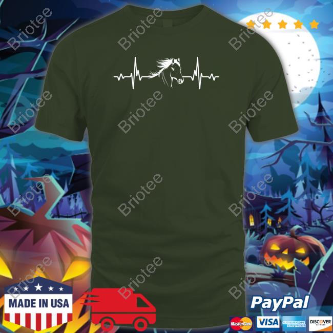 Horselove Merch Heartbeat Horse Tee
